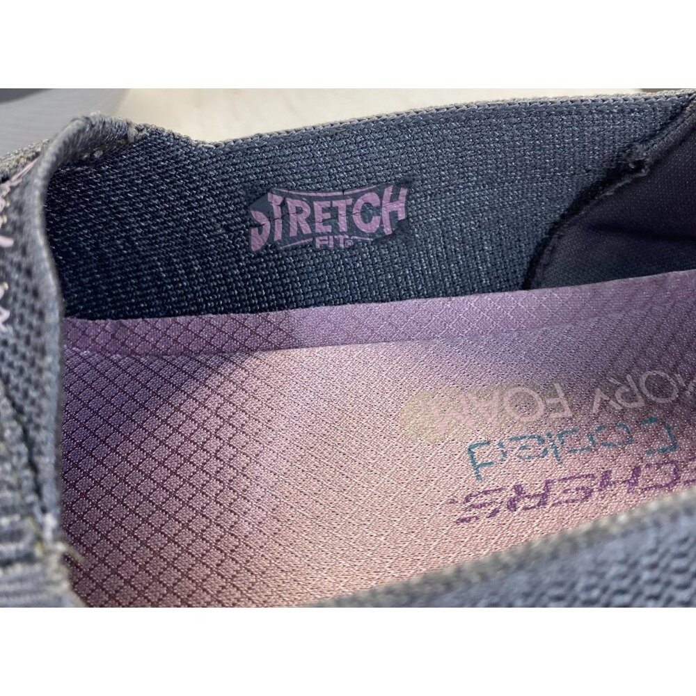 Skechers Stretch Women's Sneaker, Grey, Size 9.5,Lighweight,Comfort - Picture 11 of 15